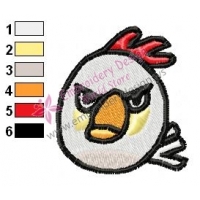 Angry Birds Embroidery Design 041
